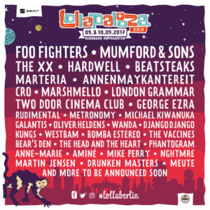 Lollapalooza berlin 2017 lineup