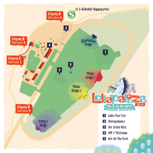 Lollapalooza berlín 2017 mapa