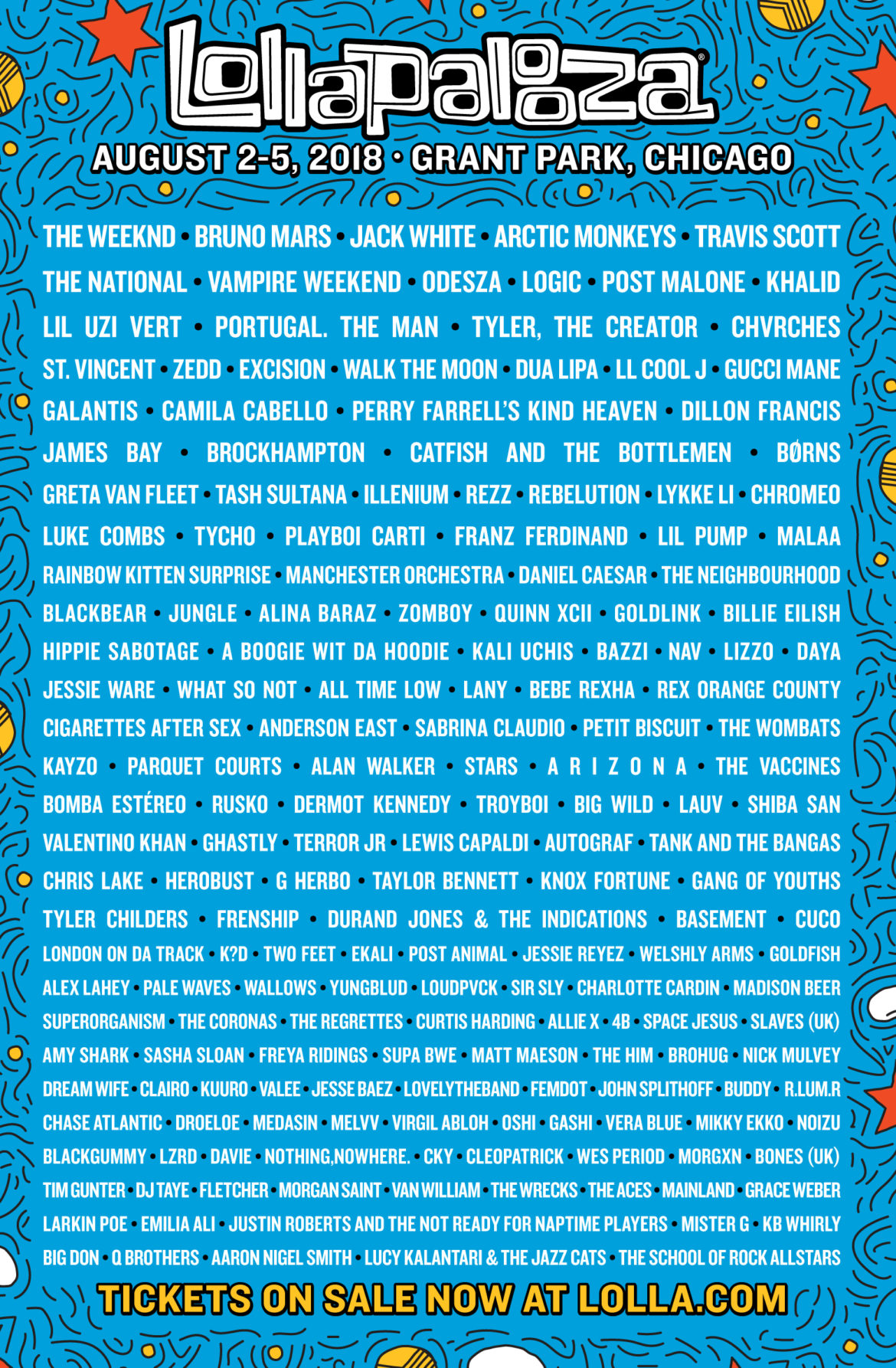 Lollapalooza Chicago 2018