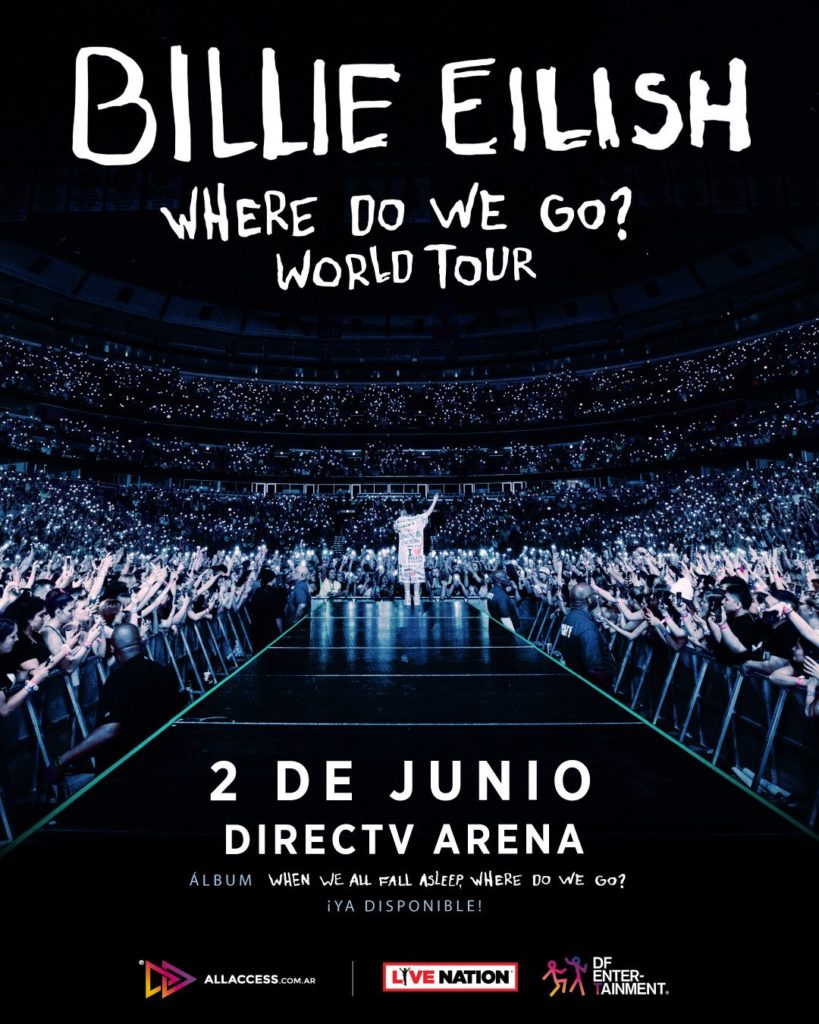 Billie Eilish en Argentina en junio de 2020